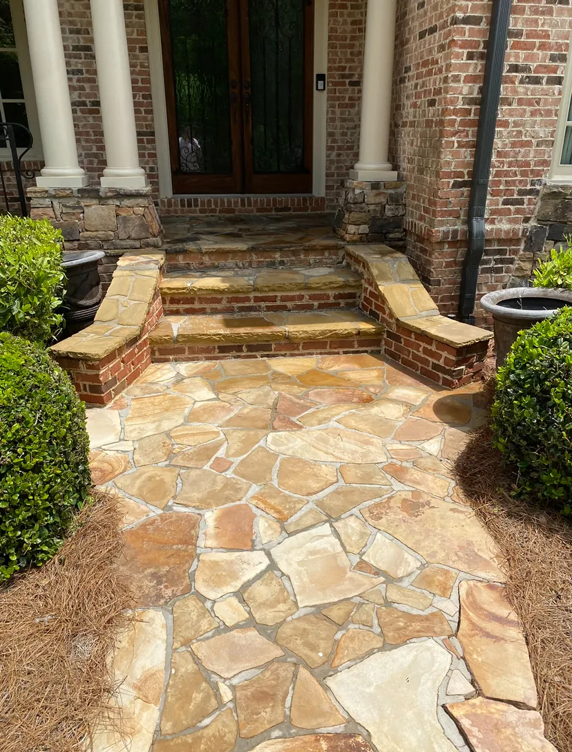 Exterior cleaning by Eco Star Pressure Washing, serving Roswell